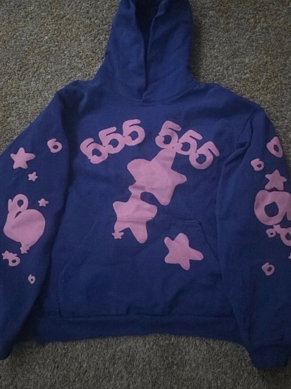 SP5DER BELUGA HOODIE BLUE/PINK